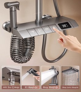 DIGITAL LED PİYANO DUŞ SETİ